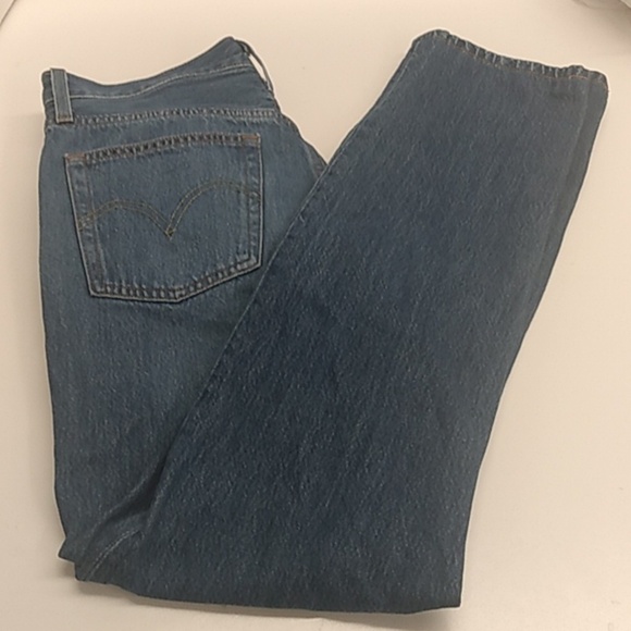 PREMIUM 501 LEVI'S STRAUSS & CO. Size W 28 L 32 Blue Button FLY - Picture 2 of 13